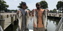 Thrilling Striped Bass Fight at Maryland Fish Trip